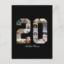 Nummer 20 Fotocollage Vykort