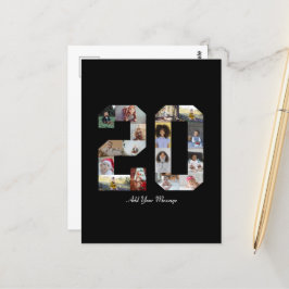 Nummer 20 Fotokollage Vykort