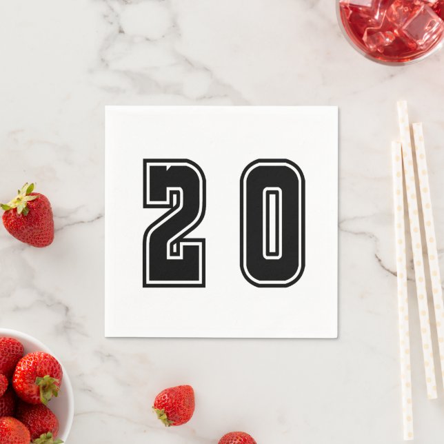 nummer 20 pappersservett (Insitu)