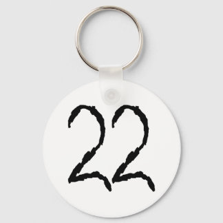Nummer 22 nyckelring