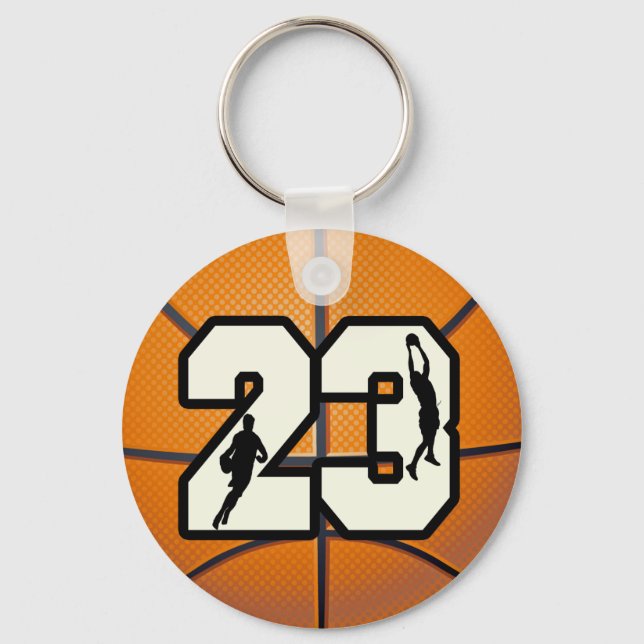Nummer 23 basketboll nyckelring (Framsida)