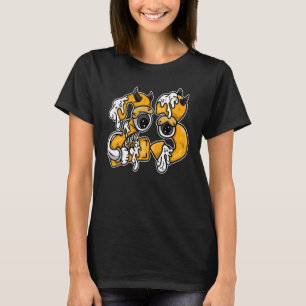 Nummer 23 Matchning av OG-Gult för drivrutiner, ve T Shirt