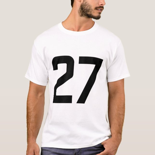 NUMMER 27 T SHIRT (Framsida)