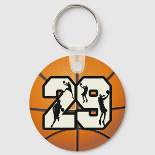 Nummer 29 basketboll nyckelring
