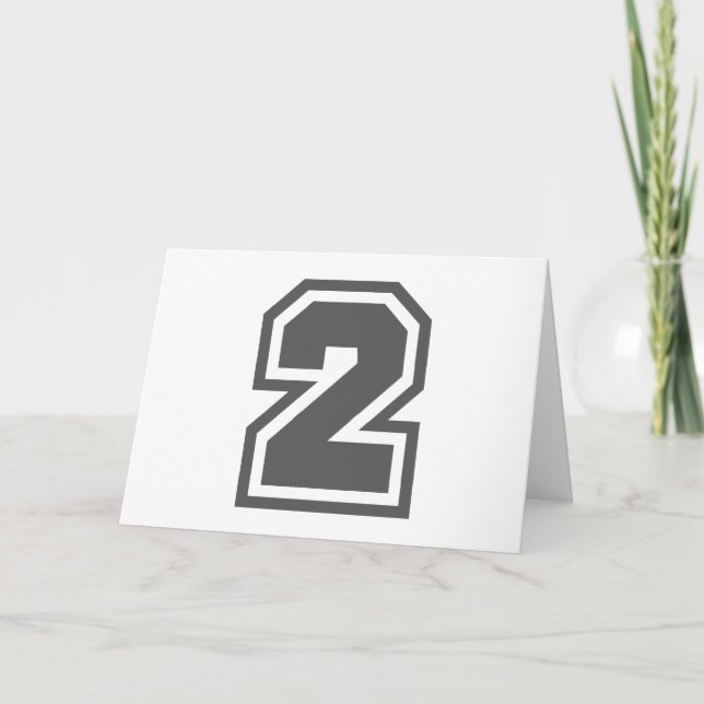 Nummer 2 kort (Framsida)