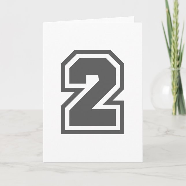 Nummer 2 kort (Framsida)