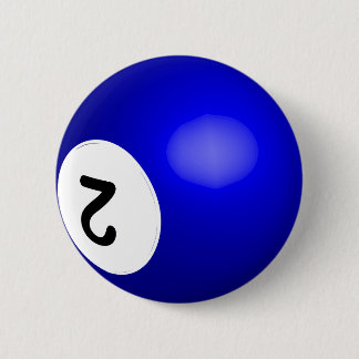Nummer 2 Poolbollsknapp Knapp