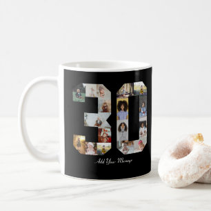 Nummer 30 Fotokollage Kaffemugg