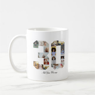 Nummer 30 Fotokollage Kaffemugg