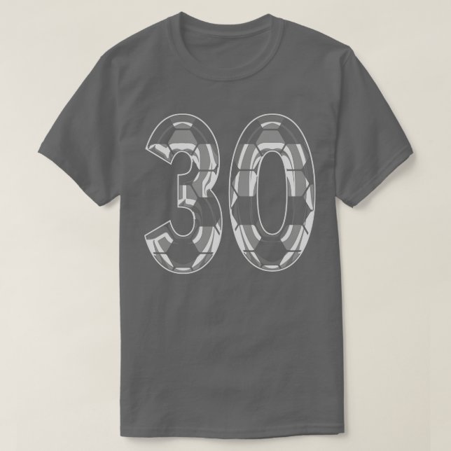 Nummer 30 Jersey 30 Mamma Player Fläkt 1 T Shirt (Design framsida)