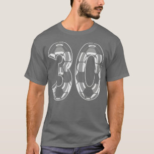 Nummer 30 Jersey 30 Mamma Player Fläkt 1 T Shirt