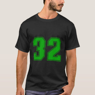 Nummer 32 Gröntars Sportfantast Jersey-nummer T Shirt