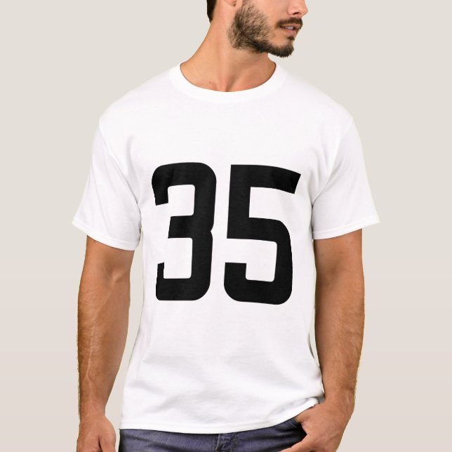 NUMMER 35 T SHIRT (Framsida)