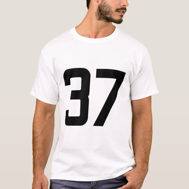 NUMMER 37 T SHIRT (Framsida)