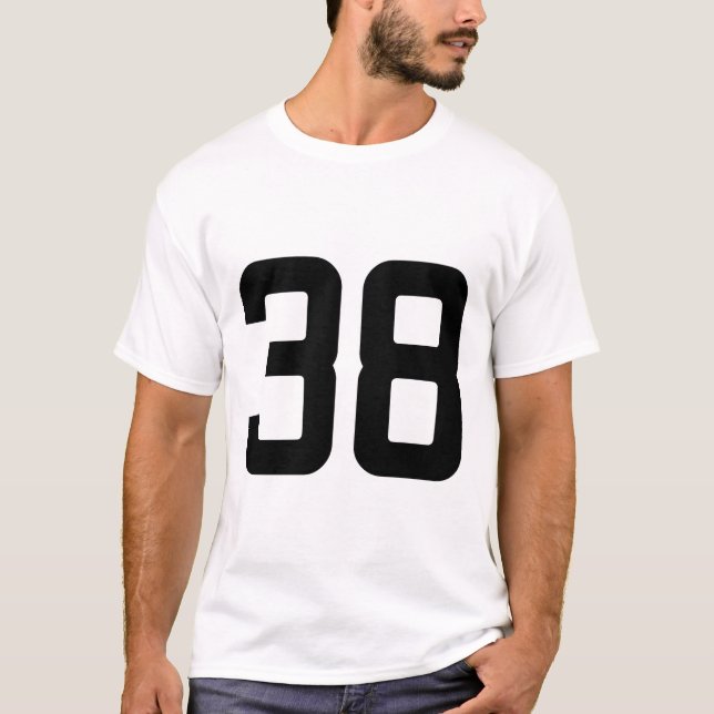 NUMMER 38 T SHIRT (Framsida)