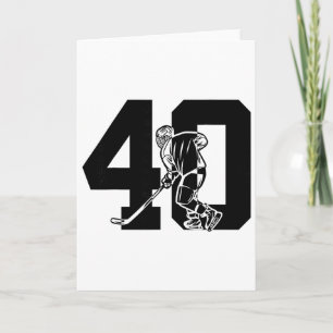 Nummer 40 år Ishockey 40-årsdag  Kort