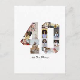 Nummer 40 Fotokollage Vykort