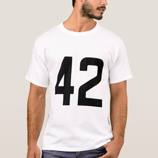 NUMMER 42 T SHIRT (Framsida)