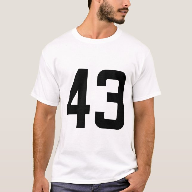 NUMMER 43 T SHIRT (Framsida)