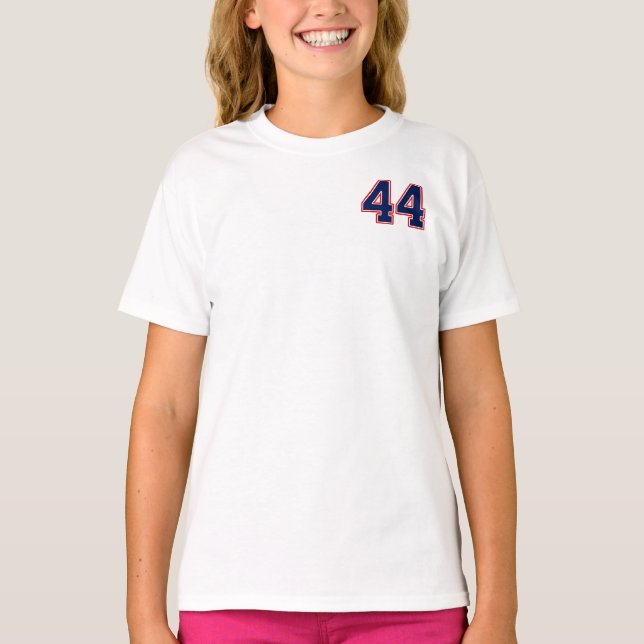 Nummer 44 44 sport Jersey T-Shirt (Framsida)