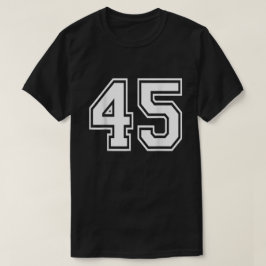 Nummer 45 Varsity Sportlag Tröja 45-årsdag