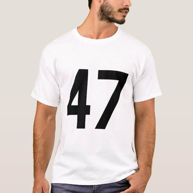 NUMMER 47 T SHIRT (Framsida)