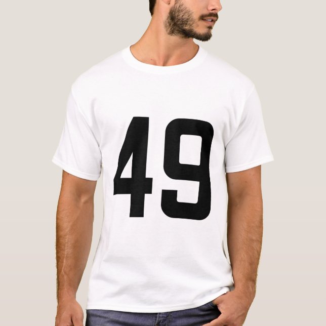 NUMMER 49 T SHIRT (Framsida)