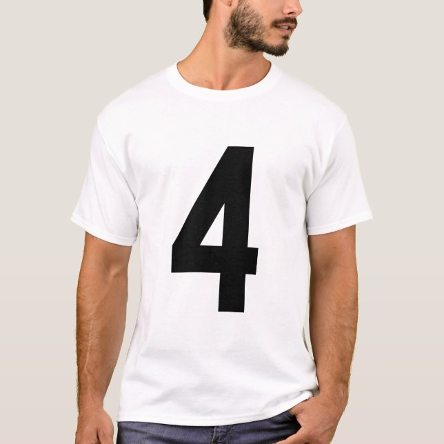 NUMMER 4 T SHIRT (Framsida)