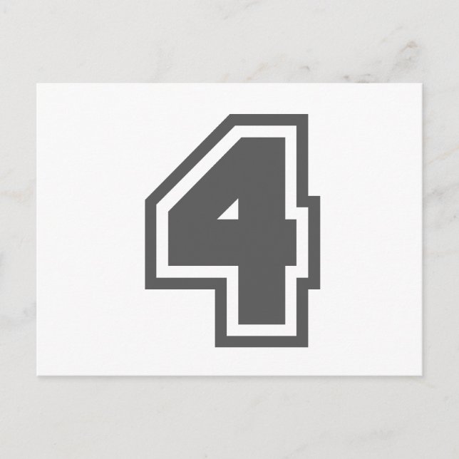 Nummer 4 vykort (Framsida)