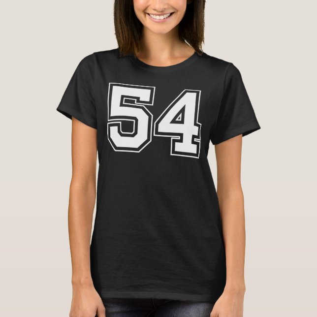 Nummer 54 t shirt (Framsida)