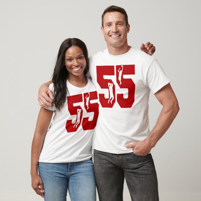 Nummer 55 Basketball Shirt T (Unisex)