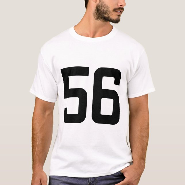 NUMMER 56 T SHIRT (Framsida)
