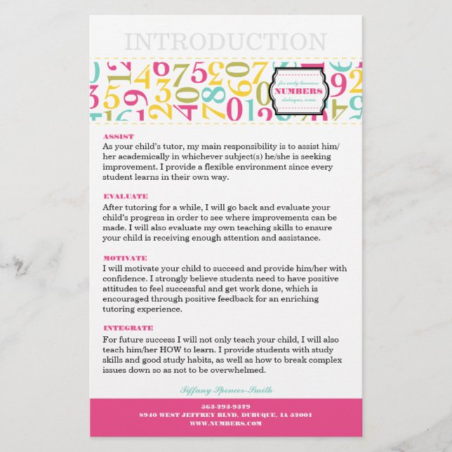 Nummer 5,5x8,5 Flyer (Framsidan)