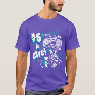 Nummer 5 är vid liv rolig retro t shirt