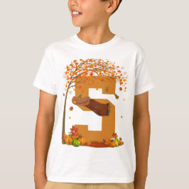 Nummer 5 Högre Thanksgiving, tema 5 år gammal T Shirt