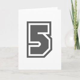 Nummer 5 kort