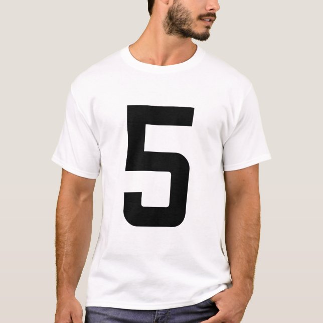 NUMMER 5 T SHIRT (Framsida)