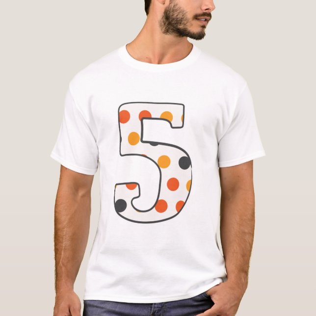 Nummer 5 t shirt (Framsida)