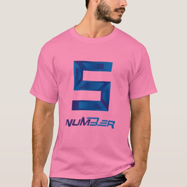 Nummer 5 T-Shirt (Framsida)