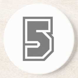 Nummer 5 underlägg sandsten