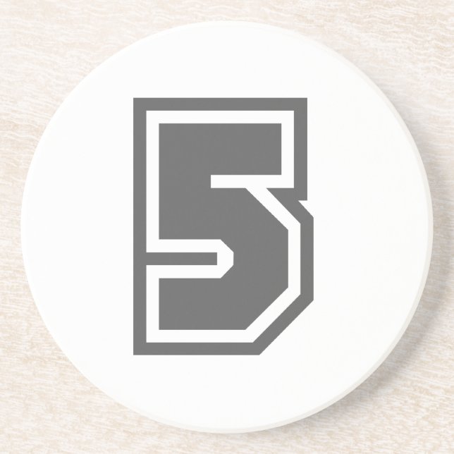 Nummer 5 underlägg sandsten (Framsidan)