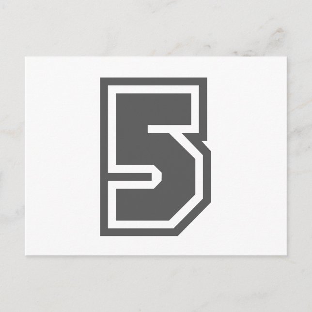 Nummer 5 vykort (Framsida)