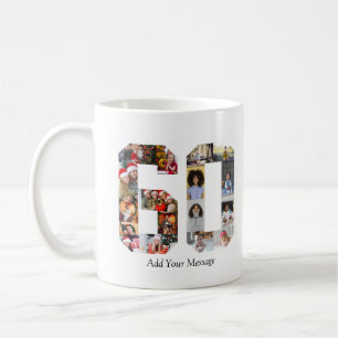 Nummer 60 Fotokollage Kaffemugg