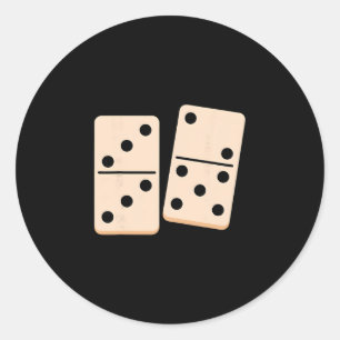 Nummer 67 Domino Rolig Six Seven Meme 6 Och 7 Gen Runt Klistermärke