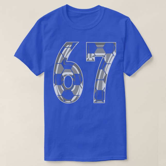 Nummer 67 Jersey 67 Mamma Player Fläkt 1 T Shirt (Design framsida)