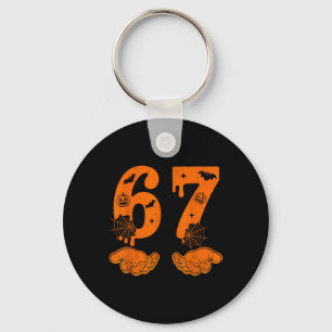 Nummer 67 Matchande Sex Sju 6 7 Meme 6 7 Hallowee Nyckelring