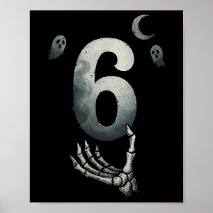 Nummer 67 Matchande Sex Sju 6 7 Meme 6 7 Halloween Poster