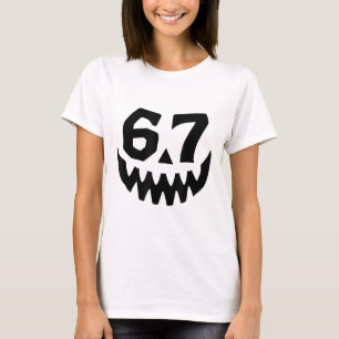 Nummer 67 Matchande Six Seven 6 7 Meme 6 7 Hallowe T Shirt