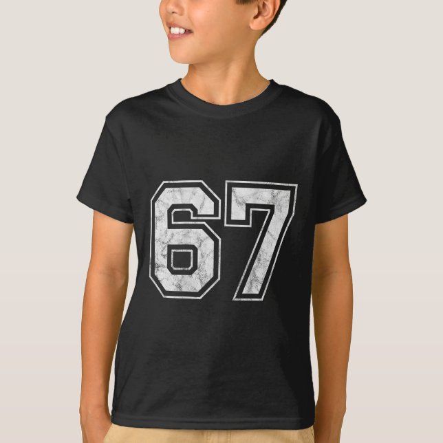 Nummer 67 På Ck  T Shirt (Framsida)