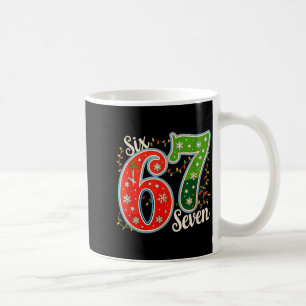 Nummer 67 Rolig Sex Sju 6 7 Meme Julbelysning Kaffemugg
